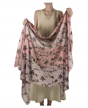 Палантин Женский SN40-ORCHIDEES/PECHE